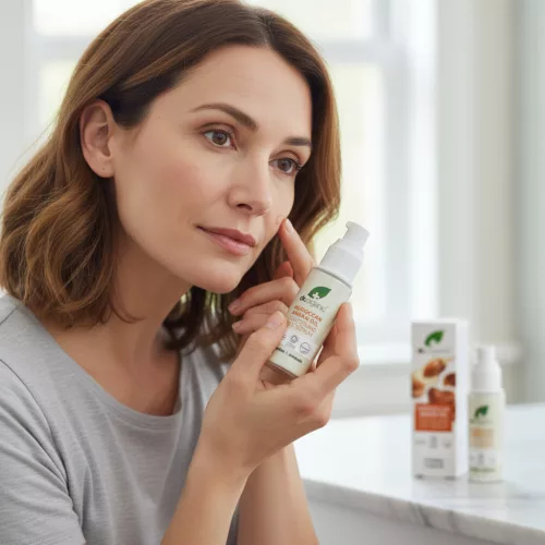 Dr. Organic - Szemkörnyék feszesítő szérum marokkói bio argánolajjal