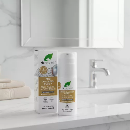 Dr. Organic - Pro Collagen Anti-Aging hidratáló arckrém fekete gyönggyel