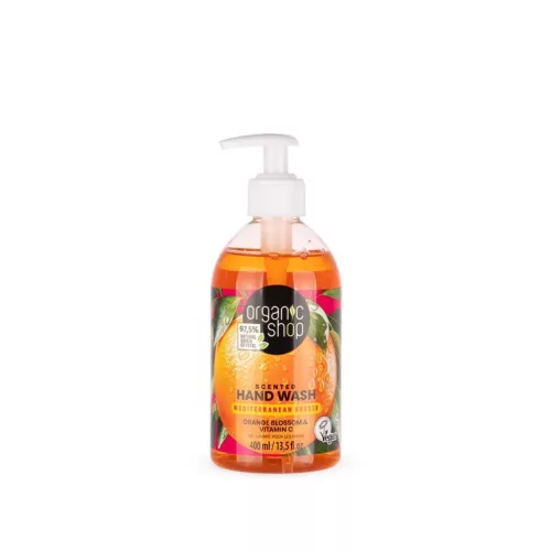Organic Shop - “Mediterrán szellő” Illatos folyékony szappan narancsvirággal és C-vitaminnal