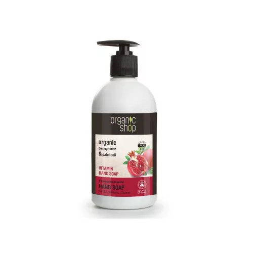 Organic Shop – Vitamínové tekuté mydlo s granátovým jablkom a pačuli