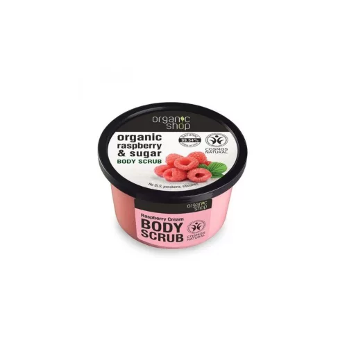 Organic Shop - Renewing testradír málnával és cukorral