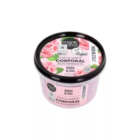 Organic Shop - Feszesítő testpolír rózsával és sóval