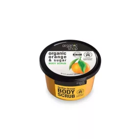 Organic Shop - Tonizáló testradír naranccsal és cukorral
