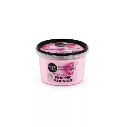 Organic Shop - "Habcsók" tápláló testszuflé eperrel és kókusszal 
