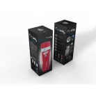 myLAICA rozsdamentes matt zöldre festett fast disk rendszerű vízszűrő kulacs pánttal, 0,55 literes