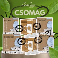  Ecoegg Utántöltő XXL + GépTisztító Duopakk | 200 mosás + géptisztítás természetesen