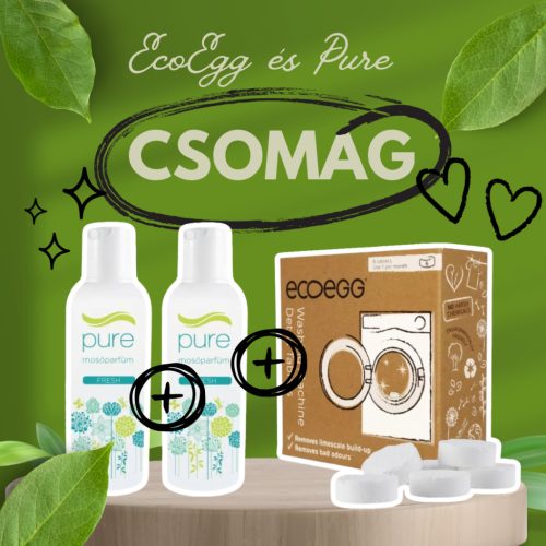 Pure Fresh Mosóparfüm Duopakk + GépTisztító | Vegán illat és tisztaság természetesen