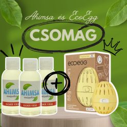   Ahimsa Kasmír Mosóparfüm + Ecoegg Mosótojás | Luxusillat + vegyszermentes tisztaság