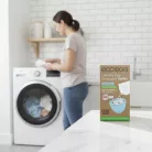 Ecoegg Waschmittel-Nachfüllpackung – mit Enzymen – 50 Waschgänge – Frischer Baumwollduft (+Turmalin) 