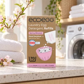   Ecoegg Mosótojás Utántöltő Lágy Tavasz - 70 mosás - turmalin golyóval