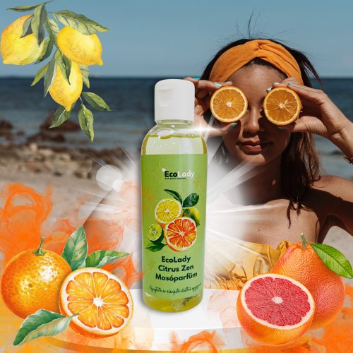 EcoLady Citrus Zen – Nyugtató és élénkítő egyszerre Prémium mosóparfüm (100 ml)