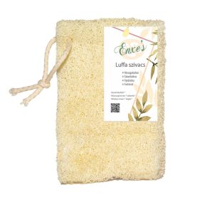   Luffa-Schwamm mit Aufhänger – ohne Naht – 8 x 10–14 cm