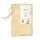 Luffa sponge with hook - no seams - 8x10-14 cm