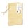 Luffa mini sponge with hook - 6-8x10 cm 