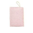 Luffa frottíros fürdőszivacs - 8x10-12cm - rózsaszín