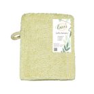 Luffa sponge with hook – sewn – 8x10-14 cm – Hungarian product
