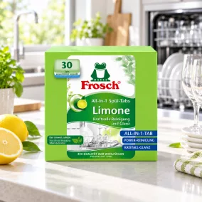 Frosch mosogatógép tabletta zöldcitrom 30db