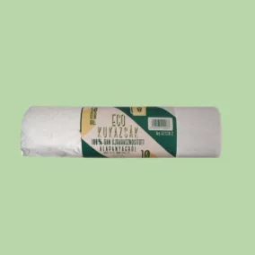   Bibo – 100 % recycelter Müllsack, 10 l – 50 Stück/Rolle (35 x 35 cm)