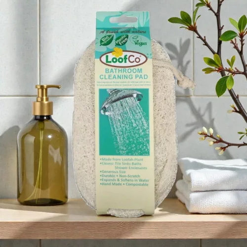 LoofCo Luffa szivacs fürdőszoba takarításhoz - 1 db