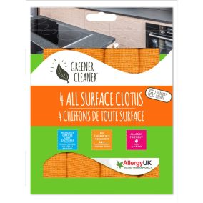   EcoHome – 4-dielna sada univerzálnych čistiacich utierok – s drsnou hubkou na tvrdé povrchy