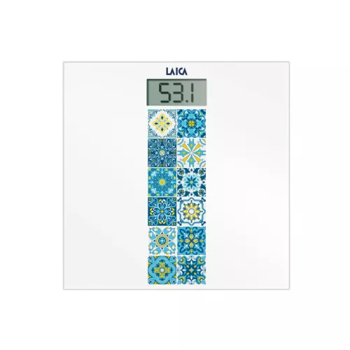 LAICA digitális személymérleg Mediterán kék 180 kg-ig