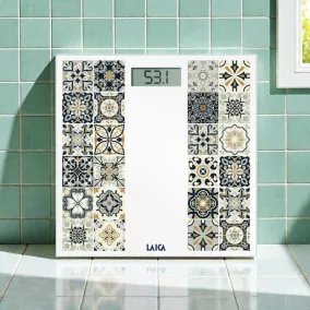   LAICA digitális személymérleg USB töltés funkcióval Mediterán bézs 180 kg-ig