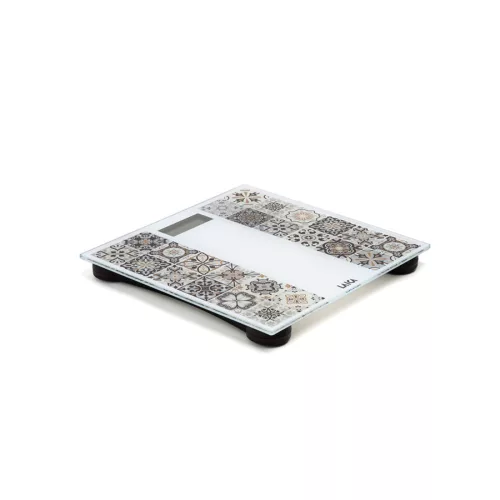 LAICA digitális személymérleg USB töltés funkcióval Mediterán bézs 180 kg-ig