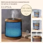 Elipsia difuzér esenciálnych olejov – bambus a kov
