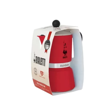 Bialetti KÁVÉFŐZŐ KOTYOGÓS 3 SZEMÉLYES 4962 RAINBOW