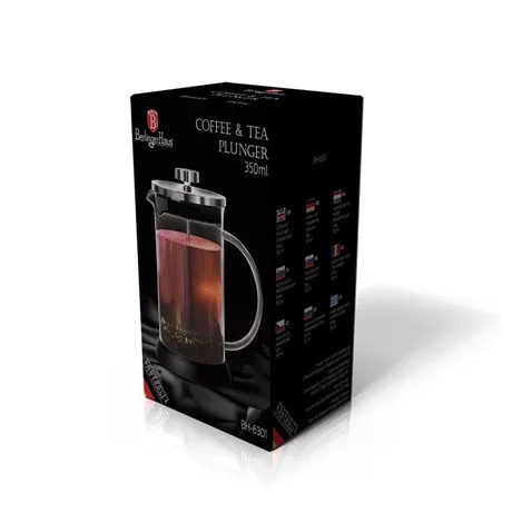 Berlinger Haus KÁVÉ- ÉS TEAFŐZŐ, DUGATTYÚS 600 ML, ROZSDAMENTES ACÉL BH/6302A