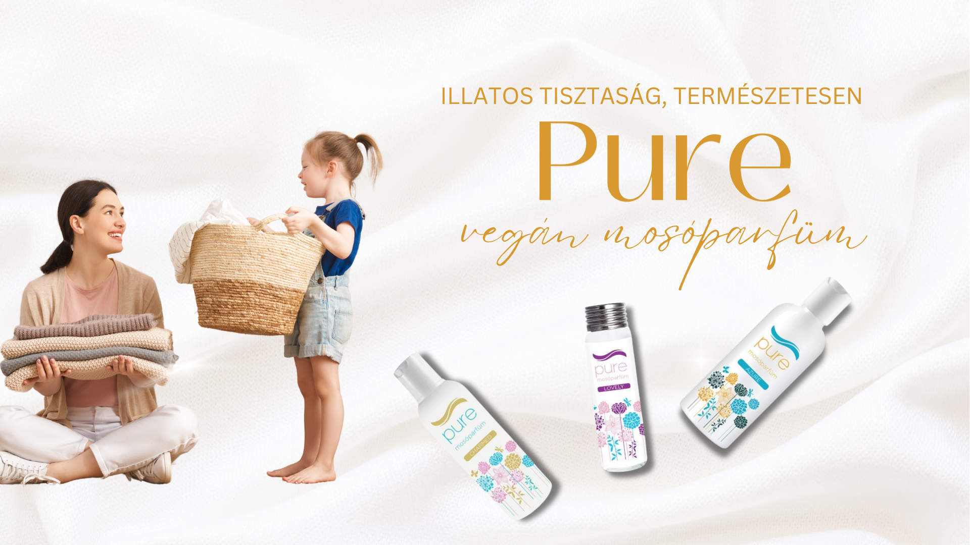 Pure vegán mosóparfüm – Illatos tisztaság, természetesen