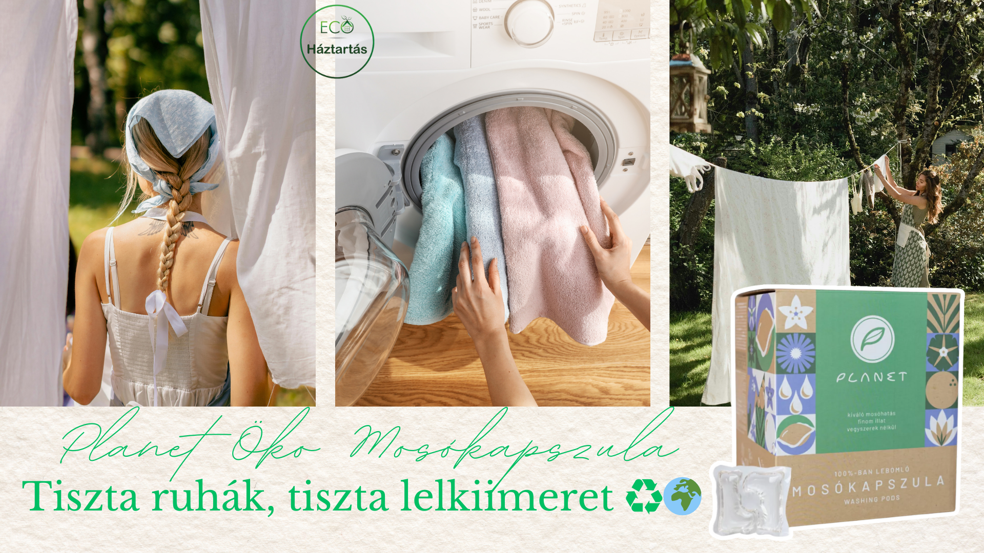 🧼 Planet Öko Mosókapszula– Tiszta ruhák, tiszta lelkiismeret ️