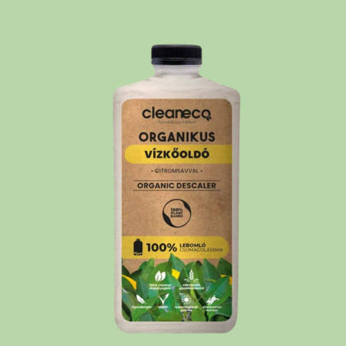 Cleaneco - organikus vízkőoldó citromsavval 1l - komposztálható csomagolásban Cleaneco - organikus vízkőoldó citromsavval 1l - komposztálható csomagolásban