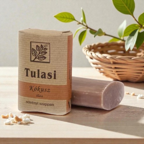 Tulasi Ovális Szappan - Kókusz 100g