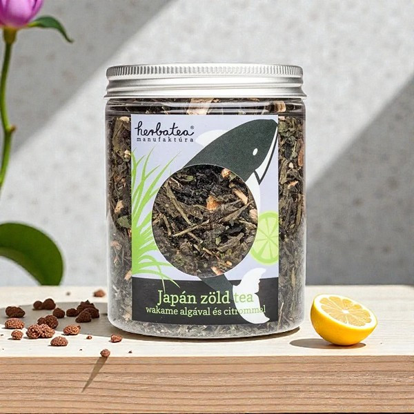 Herbatea Japán zöld tea Wakame algával - 70 g