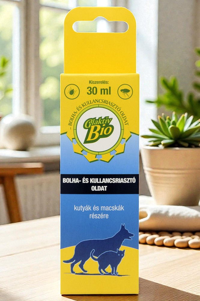 GalaktivBio bolha- és kullancsriasztó oldat - kutyákra/macskákra - 30 ml