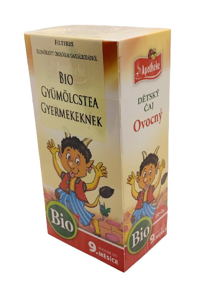 Apotheke - Bio Gyümölcstea Gyermekeknek, 20 filter Apotheke - Bio Gyümölcstea Gyermekeknek, 20 filter