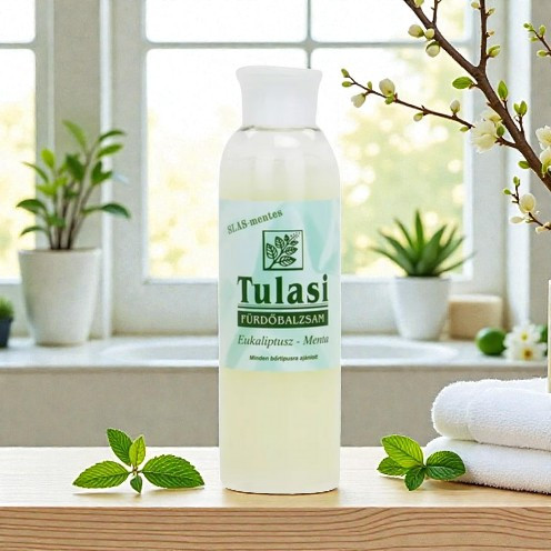 Tulasi SLS mentes fürdőbalzsam Eukaliptusz-Menta 250 ml