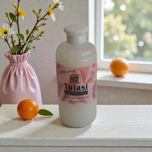 Tulasi SLS mentes fürdőbalzsam-Mandarin-Geránium 500 ml