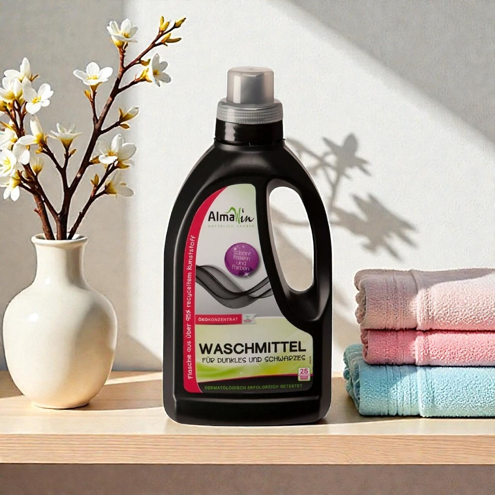 Almawin öko folyékony mosószer koncentrátum sötét és fekete ruhákhoz -750 ml - 25 adag