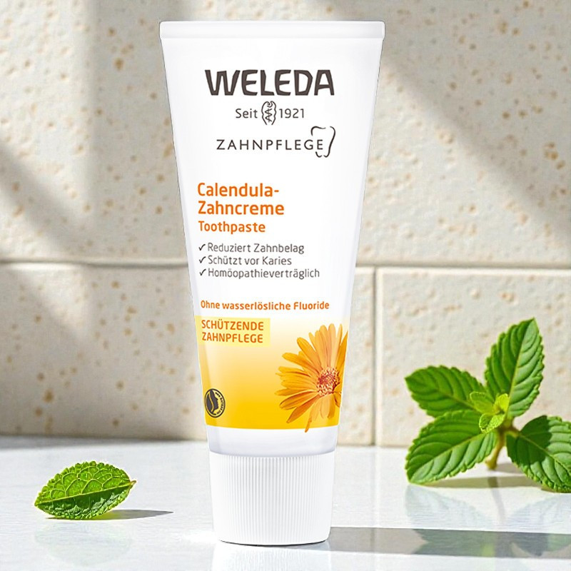 Weleda calendula gyógynövényes mentol mentes fogkrém 75 ml