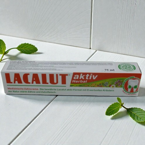 Lacalut aktiv fogkrém herbal 75 ml