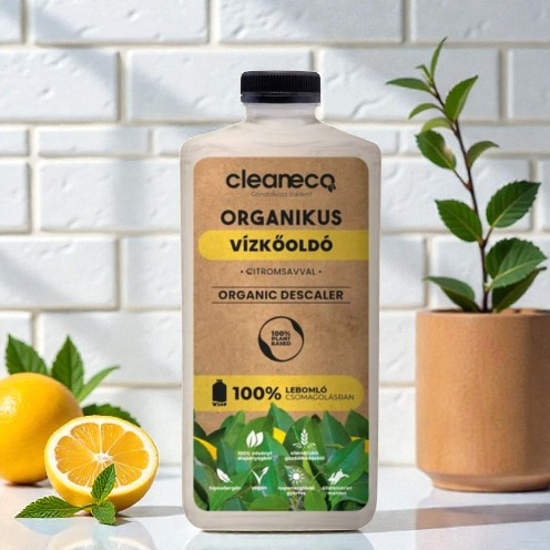 Cleaneco - organikus vízkőoldó citromsavval 1l - komposztálható csomagolásban Cleaneco - organikus vízkőoldó citromsavval 1l - komposztálható csomagolásban