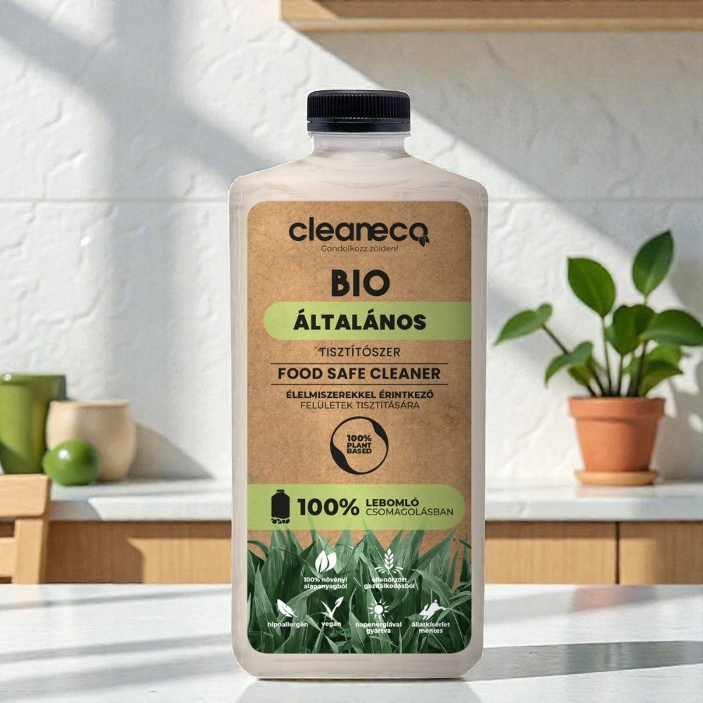 Cleaneco - bio food safe cleaner 1l - komposztálható csomagolásban