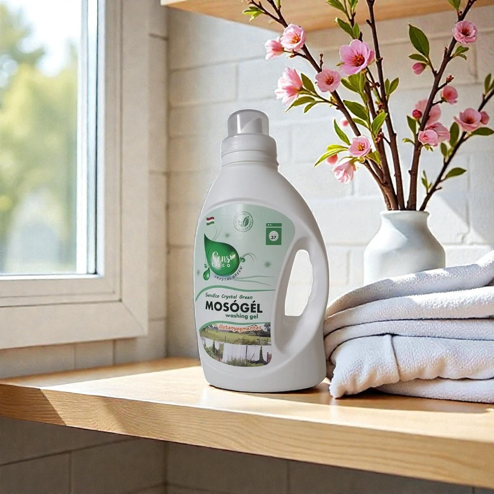SensEco Crystal Green mosógél ILLATMENTES 1500 ml