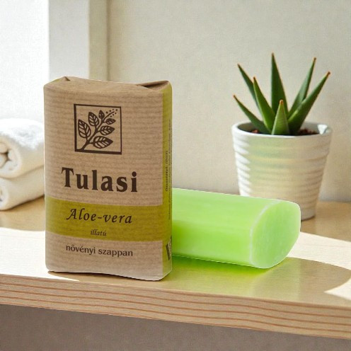 Tulasi Ovális Szappan - Aloe Vera 100g
