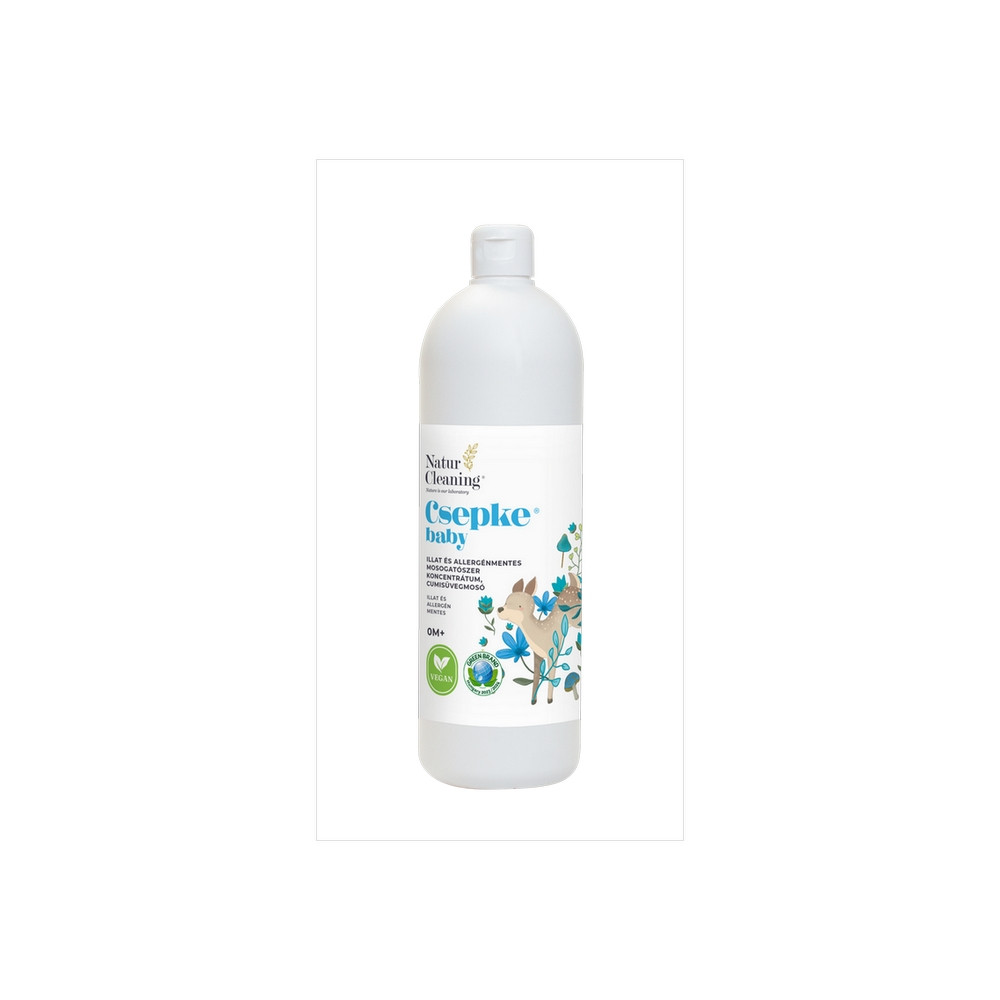 Csepke Baby mosogatószer koncentrátum, cumisüveg mosó 0m+ 1 liter
