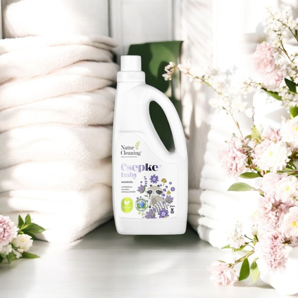 Csepke Baby mosógél levendula olajjal 3m+ 1 Liter