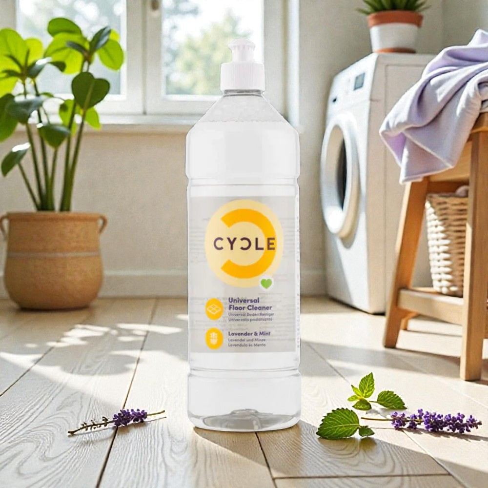 CYCLE Univerzális padlótisztító - levendula és menta illatú - 1 liter