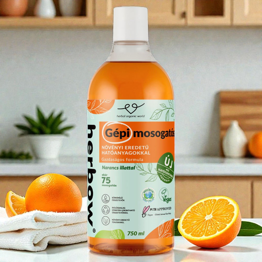 Herbow gépi mosogatószer - Orange illattal 750ml